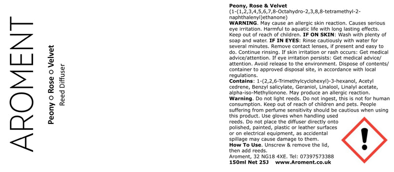 Peony, Rose & Velvet - AROMENT