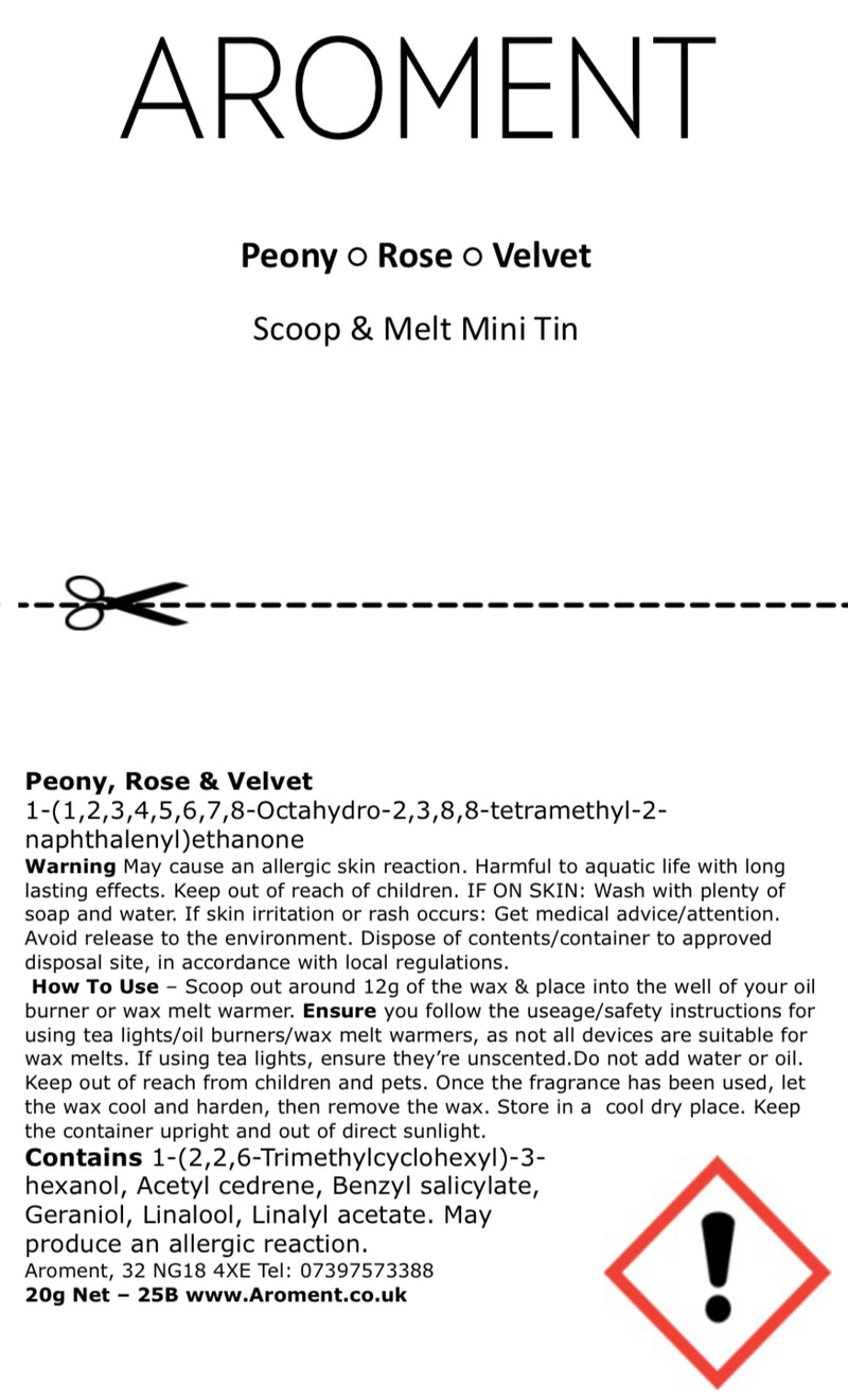 Peony, Rose & Velvet