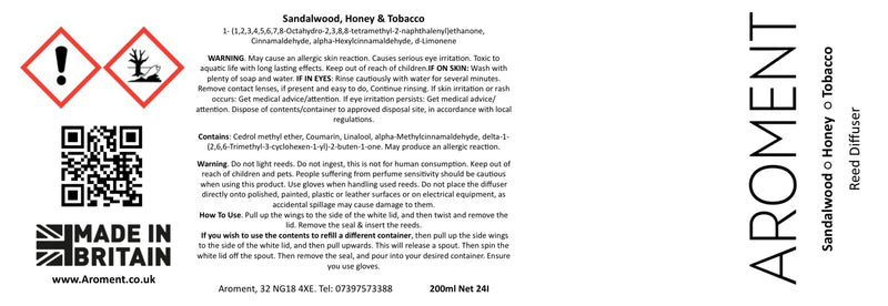 Sandalwood, Honey & Tobacco