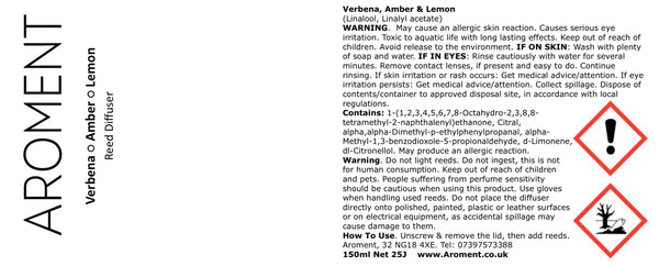 Verbena, Amber & Lemon - AROMENT