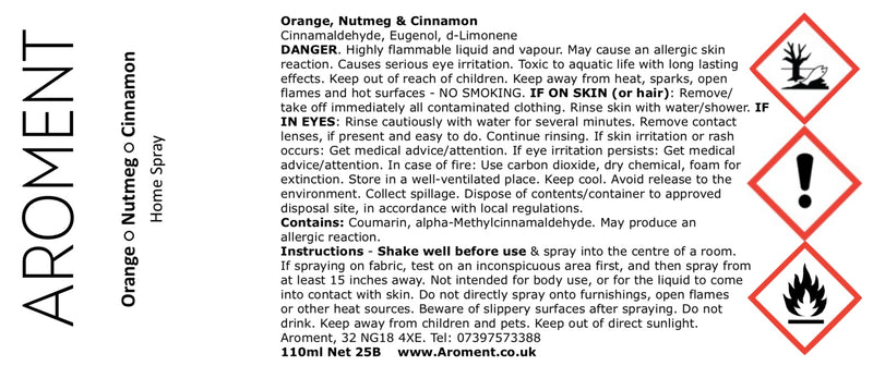 Orange, Nutmeg & Cinnamon - AROMENT