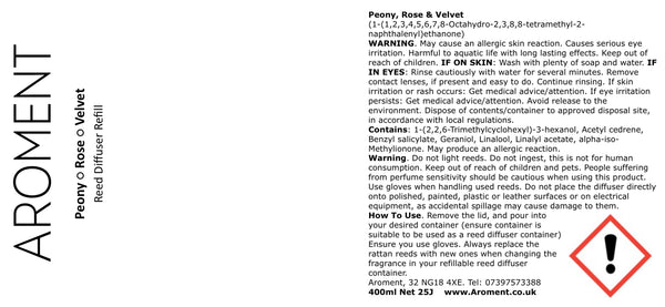 Peony, Rose & Velvet - AROMENT