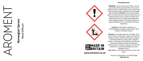 Norwegian Spruce - already updated clp labels 3.9.25 - AROMENT