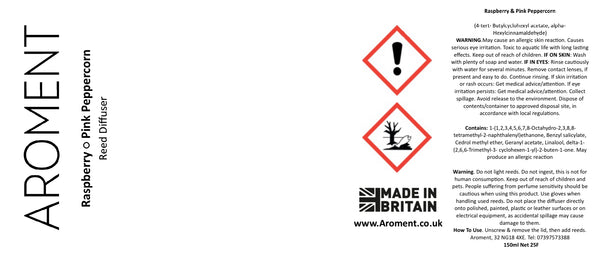 (Copy) Raspberry & Pink Peppercorn - AROMENT