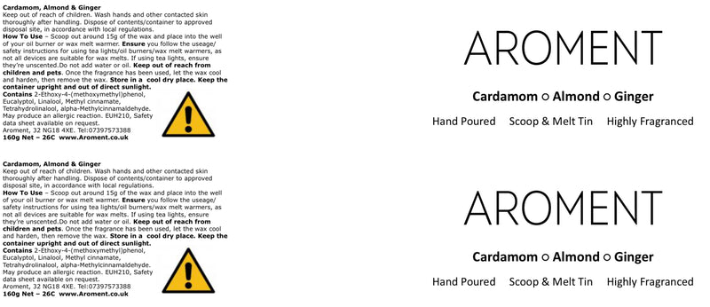 Cardamom, Almond & Ginger