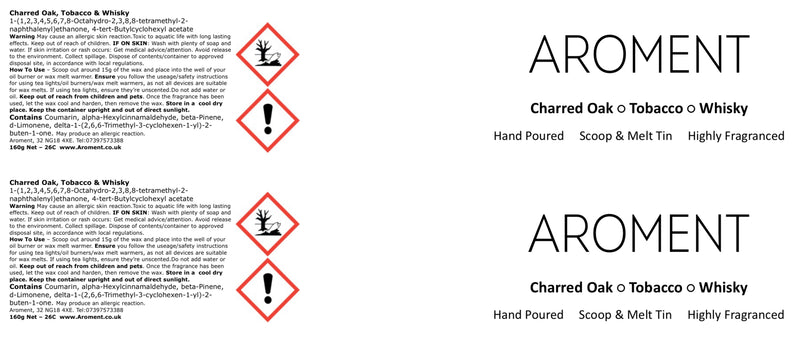Charred Oak, Tobacco & Whisky