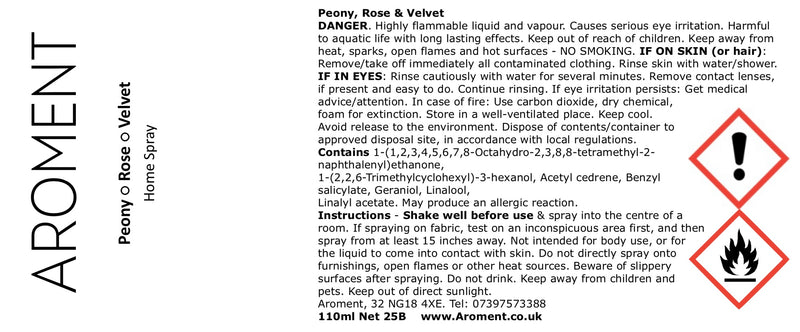 Peony, Rose & Velvet - AROMENT