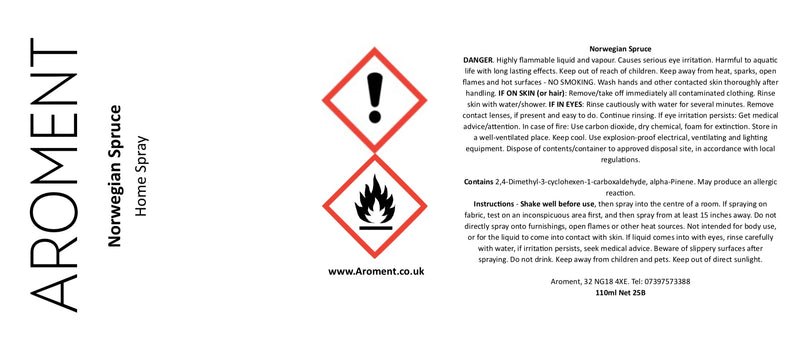 Norwegian Spruce - already updated clp labels 3.9.25 - AROMENT
