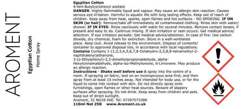Egyptian Cotton - AROMENT