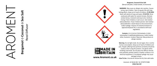 (Copy) Bergamot, Coconut & Sea Salt - AROMENT