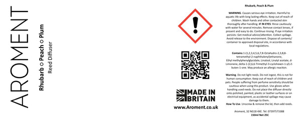 (Copy) Rhubarb, Peach & Plum - AROMENT