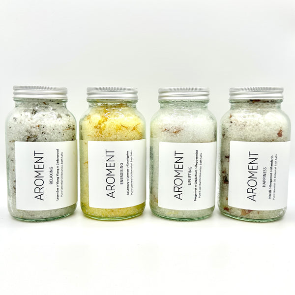 Botanical Bath Salts • Pure Essential Oil - AROMENT