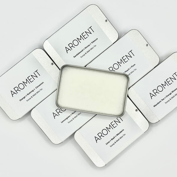 Scoop & Melt Mini Tins / Fragrance Tester Tins - AROMENT