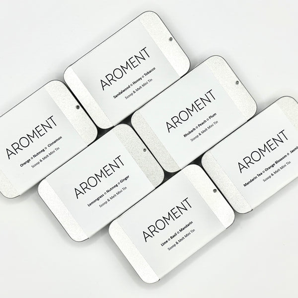 Scoop & Melt Mini Tins / Fragrance Tester Tins - AROMENT